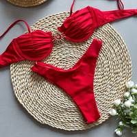 JSN Personalizable Novedad 2026 Conjunto de Bikini de Dos Piezas Push Up Bikini Sexy Traje de Baño para Mujer Ropa de Baño Femenina Estilo Brasileño para Playa