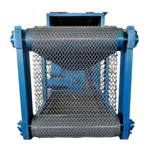 CE steel mesh belt shot blasting machine cleaning equipment for casting parts