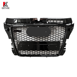 RS3 phong cách tổ ong lưới tản nhiệt bóng màu đen cho AUD-I <span class=keywords><strong>A3</strong></span> S3 8p thay thế Lưới Tản Nhiệt Xe bộ phận cơ thể 2008 2009 2010 2011 2012 - Product Image 1