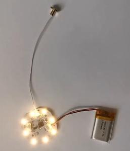 Tablero de PCB LED blanco cálido único moderno Mini Control táctil regulable para luz nocturna Marco DE FOTOS Lámpara de mesa Impresión <span class=keywords><strong>3D</strong></span> - Product Image 3