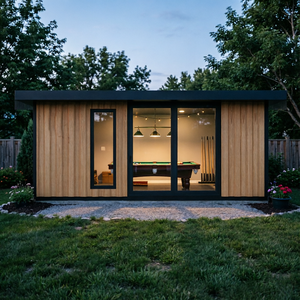 Cabina Prefabbricata per <span class=keywords><strong>Hobby</strong></span> e Giardino, Spazio Multiuso per Artigianato, Musica e Progetti Fai-da-Te, Facile da Montare, Struttura Resistente - Product Image 4