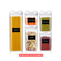 Organisateur de cuisine pour garder la fraîcheur Rectangle récipient de stockage en plastique hermétique pour aliments