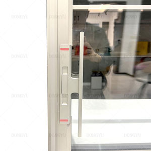 Venta caliente <span class=keywords><strong>Puerta</strong></span> de vidrio transparente de aluminio Puertas plegables modernas Puertas PT DE SEGURIDAD Interior de diseño gráfico para baño y cocina - Product Image 6