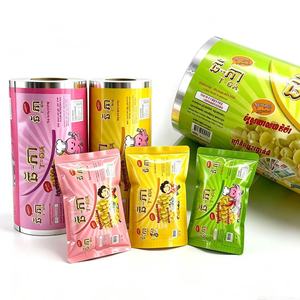 <span class=keywords><strong>Film</strong></span> d'emballage alimentaire imprimé sur mesure, <span class=keywords><strong>film</strong></span> plastique laminé pour machine d'emballage automatique, sachet pour aliments, en-cas, café, <span class=keywords><strong>film</strong></span> PET - Product Image 1