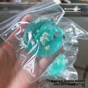 Bolas de Goma Antiestrés con Textura de Hielo, Bolas para Manualidades, Bolas Blandas Blancas con Efecto Luz de Luna, Unisex - Product Image 2