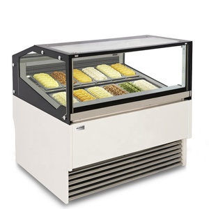 Cabinet <span class=keywords><strong>Professionnel</strong></span> D'affichage De Crème Glacée Congélateurs Prix Avec Garantie D'un An - Product Image 6