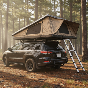 Tente de toit rigide en aluminium de qualité supérieure pour SUV 4x4, tente de <span class=keywords><strong>camping</strong></span> souple pour camion, pour 2 personnes, <span class=keywords><strong>camping</strong></span>-<span class=keywords><strong>car</strong></span> - Product Image 5