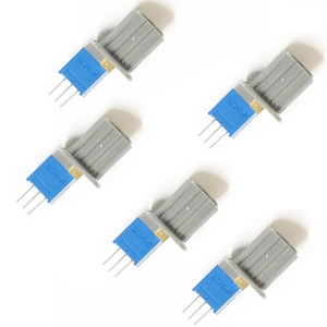 Cho <span class=keywords><strong>3296W</strong></span> điện trở 1K 2K 5K 10K 20K 50K <span class=keywords><strong>ohm</strong></span> 8mm dài xử lý TRIM chiết đa vòng tròn chính xác chiết với núm - Product Image 1