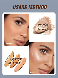 <span class=keywords><strong>Pinceau</strong></span> de maquillage <span class=keywords><strong>Kabuki</strong></span> plat large personnalisé pour le visage, en poils synthétiques, pour fond de teint, correcteur, blush et poudre, OEM/ODM, marque privée - Product Image 5