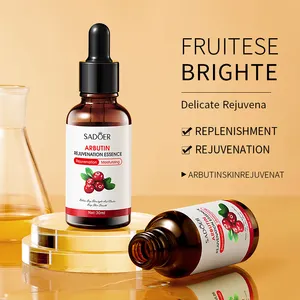 SADOER Arbutine Sérum Hydratant Beauté Solution Anti-âge Soins des pores Visage Soins de la peau Sérum Coréen