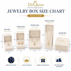 Luxury Velvet Jewelry <b>Boxes</b> Multi Size Set Custom Logo <b>For</b> Birthday Gifts Anniversary <b>Presents</b> And Gift Giving - Product Image 1