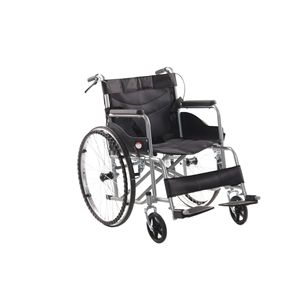 Fauteuil roulant manuel sur mesure, pliable, léger, avec cadre en acier et siège en tissu Oxford, aide à la mobilité portable pour personnes âgées - Product Image 1