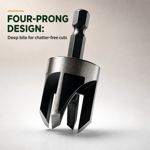 Lot de 4 forets <span class=keywords><strong>à</strong></span> trous pour <span class=keywords><strong>bois</strong></span> en acier <span class=keywords><strong>à</strong></span> haute teneur en carbone, oxyde noir, 6 mm-16 mm, pour le travail du <span class=keywords><strong>bois</strong></span> - Product Image 3