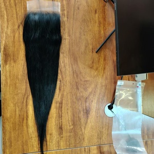 Chất lượng hàng đầu mỏng HD ren trong suốt 4x4 5x5 6x6 7x7 đóng cửa nhà cung cấp, trinh nữ Brazil tóc con người 13x4 13x6 phía trước ren đóng cửa - Product Image 6