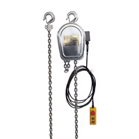 Nouvelle palan électrique à chaîne en acier inoxydable de 10 tonnes, hauteur de levage de 3 m, télécommande, protection IP54