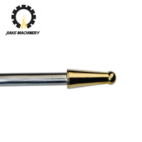JIAKE Mini souffleuse à verre en acier inoxydable 304/310S, tube creux 8mm DE 6mm DI, buse de soufflage pour verre soufflé, bâton de soufflage pour verre, art du verre