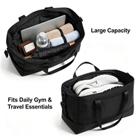 Sac de sport avec poche imperméable, sac de voyage de grande capacité pour femmes et hommes