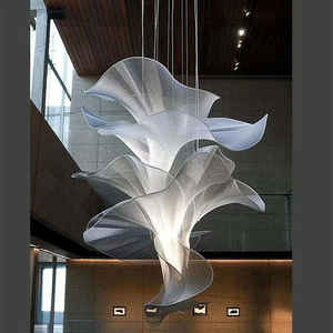 Decoración de bodas Villa candelabros colgantes Proyecto de vestíbulo de hotel personalizado luces colgantes grandes - Product Image 5