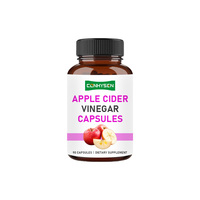 Cápsulas de Vinagre de Sidra de Manzana con Etiqueta Personalizada ODM, Suplemento Dietético que Apoya la Salud Intestinal y Promueve la Salud Digestiva para Mujeres