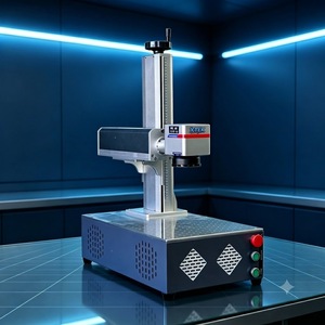 XTEK - Máquina de Marcado Láser de Escritorio, Refrigeración por Aire YAG Automática para Láminas de Acrílico, Madera, Bambú, Nueva - Product Image 1
