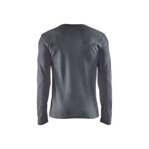 BLAKLADER - 331410329400M T-<b>shirt</b> long sleeved <b>Grey</b> - EAN 7330509464519 WORK T-<b>SHIRTS</b> AND <b>POLO</b> <b>SHIRTS</b> - Product Image 2