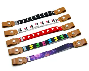 belts baby girl Suppliers-Children's Elastic Buckle Belt Kindergarten Baby Pants Deducting Boys And Girls Customized Belt