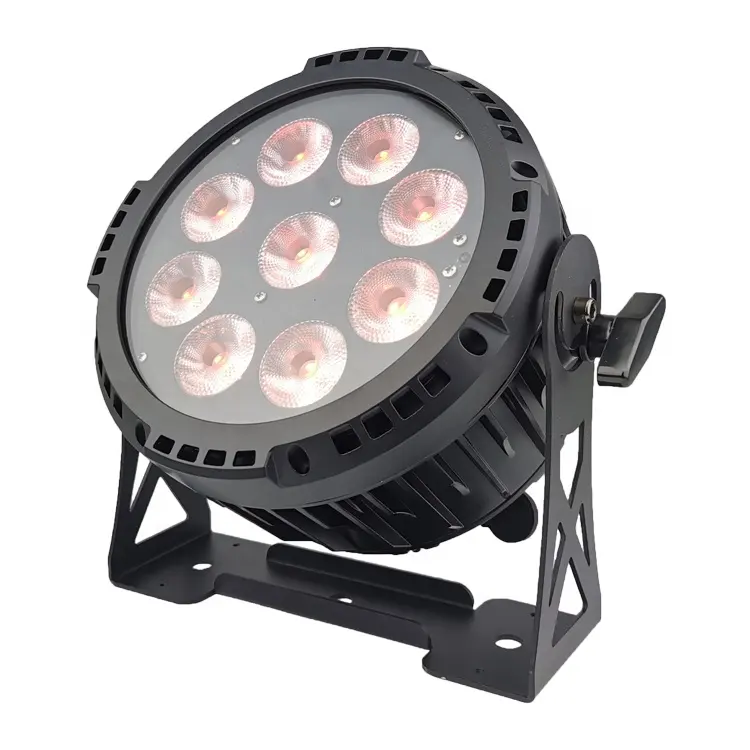 IP65 9x18w batterieleiter für den außenbereich kabellose fjärrer dj-dmx-controller bühnenlicht