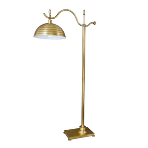 Factory Custom Copper Old Vintage Tall <b>Standing</b> Floor Lamp With High Quality Finished Living Room Decorative Side Lamp - Product Image 1