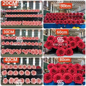 Accesorios para Bodas, Rosas Gigantes de <span class=keywords><strong>EVA</strong></span>, Flores Artificiales, Decoración para Bodas, Paquete de Flores para Fiestas, Exhibición <span class=keywords><strong>en</strong></span> Tiendas para Decoración - Product Image 2