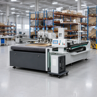 Machine de découpe numérique à plat CNC automatique pour carton ondulé 2 plis, découpeuse de feuilles de carton, traceur numérique de table de découpe
