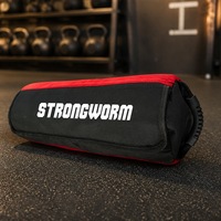 Sac de sable d'entraînement durable avec logo personnalisé, lesté, 10KG 20KG 30KG, pour la musculation et le fitness, avec 7 poignées