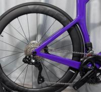 Bicicleta de Carretera Aerodinámica de Fibra de Carbono KOZO, Venta Directa de Fábrica, Frenos de Disco Hidráulicos SHIMANO UT DI2, Bicicleta de Carreras Ligera OEM