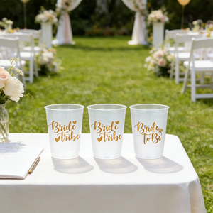 Copa de Vino de Plástico Reutilizable Uionen, Color Oro Rosa, para Fiestas, Bodas, Compromisos, 12 Onzas, Portátil - Product Image 3