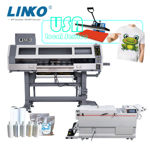 Linko I3200 Bán Tự Động A1 Quảng Châu Dtf Máy In 60Cm Bột Shaker Đa Chức Năng 1-Năm Máy Cho USA T-Shirt In Ấn - Product Image 3