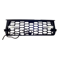 Pour Land Cruiser FJ80 LC80 1990-1997 Grille avant avec LED DRL et clignotant MB GR Style V2 Ensemble de calandre de pare-chocs