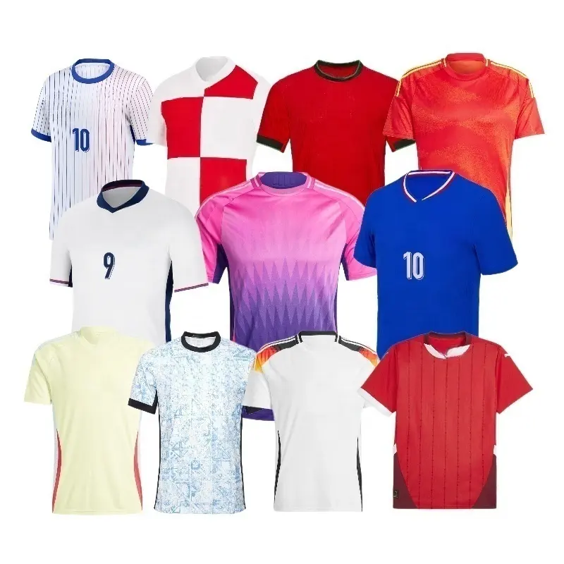 24 camiseta de fútbol UE Fans de alta calidad Inglaterra camiseta de fútbol Jugador Camiseta de fútbol Camiseta del equipo nacional Local/Visitante