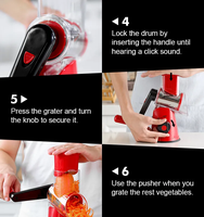 Pengiris Salad Sayuran Pemotong Chopper Dicer Bawang Slicer Manual Mandolin Sayuran Cutter