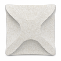 Panneau Acoustique Géométrique 3D en PET, Décoration Murale Moderne en Fibre de Polyester avec Design Modèle 3D pour Maison, Bureau, Appartement, Chambre et Salle de Sport