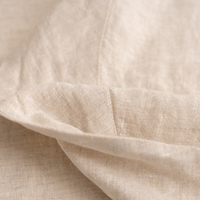 Nappe ronde naturelle en lin 100% lin, housse de marque premium, tissu lavable, élégance, mariages, banquet, moderne et élégant