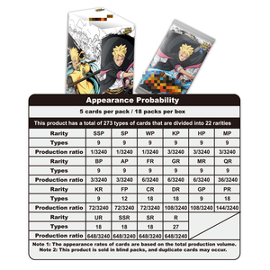 Carte Collezionabili Maidong Na-ruto all'Ingrosso, Gioco di Carte Anime, Vendita Calda in Live Streaming - Product Image 3