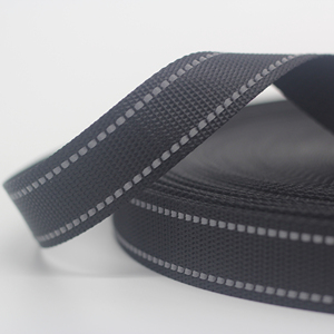 Großhandel 25mm Besticktes Imitat-Nylon Reflektierendes Band Gurtband Maßgeschneidertes Stylisches Band für Freizeitschuhe 50 Yards <span class=keywords><strong>Nass</strong></span> - Product Image 2