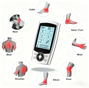 <span class=keywords><strong>Mini</strong></span> estimulador muscular EMS, unidad Tens, almohadilla de gel pegajosa para fisioterapia, equipo de fisioterapia - Product Image 4