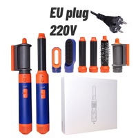 Sèche-cheveux professionnel 6-en-1 1000W avec buse lissante et peigne à air chaud – Idéal pour la maison, l'extérieur, les voyages, les camping-cars et l'hôtellerie
