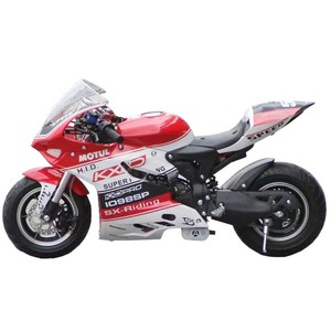 Mini moto sportive 60cc Pocketbike pour enfants, moto de course tout-terrain avec une puissance de 100W et un poids de 42kg - Product Image 5