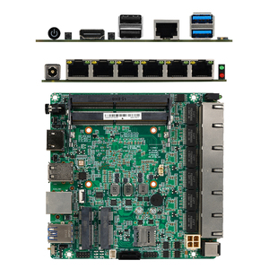 Zeroone Dual Channel Mini ITX Placa base industrial Intel Elkhart Lake Celeron J6412 <span class=keywords><strong>DDR4</strong></span> 2xRJ48 Gigabyte LAN para escritorio - Product Image 1