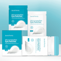 Seek Pretty Korean Skin Care Acide Hyaluronique Microneedle Eye Patches Masque pour les yeux anti-rides Dark Circle Masque hydratant