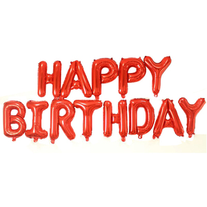 Grande Promotion Ensemble de Ballons Lettres en Aluminium « Joyeux <span class=keywords><strong>Anniversaire</strong></span> » de 16 Pouces Bannière Ballon Joyeux <span class=keywords><strong>Anniversaire</strong></span> pour Décorations de Fête d'<span class=keywords><strong>Anniversaire</strong></span> - Product Image 4