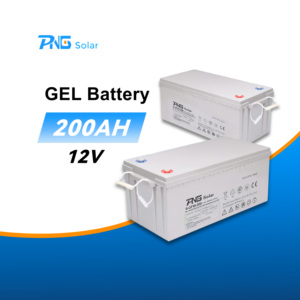 PNG <b>12V</b> 200AH <b>Deep</b> <b>Cycle</b> Solar Storage <b>Battery</b> GEL Lead Acid for Home Appliances - Product Image 1