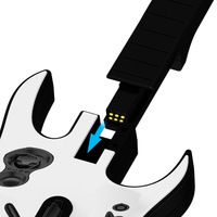 Guitar Hero Spiel Kabelloser Gaming-Controller Guitar Hero Rock Band 2,4G Fernbedienungsgitarre Konsolen-Gamepad 10-Tasten für PC PS3 PC