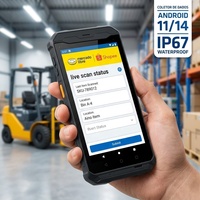 Terminal portable robuste Android 14 avec lecteur de codes-barres PDA pour la logistique Mercado Libre